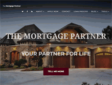 Tablet Screenshot of mortgagepartner.com